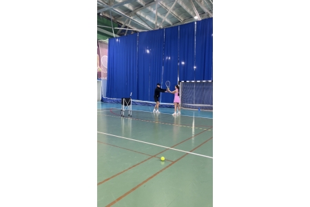 Тренировка по теннису