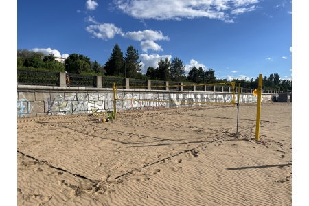 Тренировка по пляжному волейболу с тренером Владиславом Веселковым