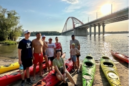 Утро на каяках 🌅 Маршрут «Бугринский мост»