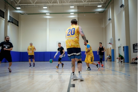 Тренировка техники, броска плюс игра 