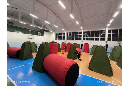 Тренировка по спортивному лазерному бою