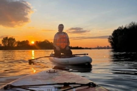 🌇 Встречаем закат на SUP-бордах! Маршрут 
