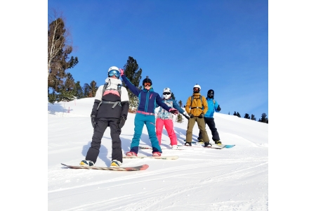 Тренировка по сноуборду