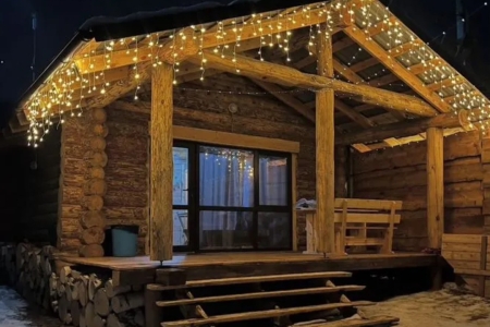 Баня с теплым бассейном😶‍🌫️