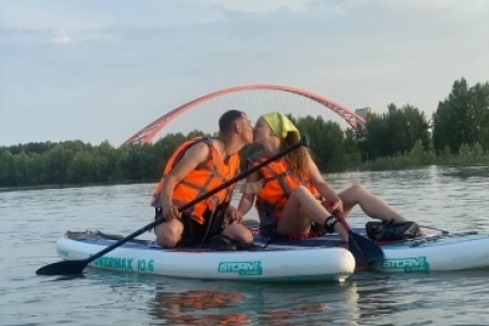 🌇 Встречаем закат на SUP-бордах! Маршрут 