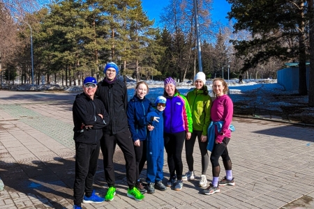 тренировка по бегу