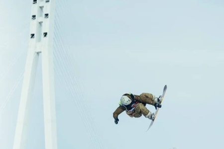 Тренировка по сноуборду на Горском🏂