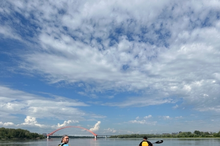 Вечерняя прогулка 🚣🌳 Маршрут «Бугринский мост»