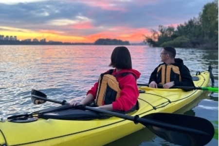 Сплав по маршруту  «пос. Матвеевка - Бугринский мост» 🚣