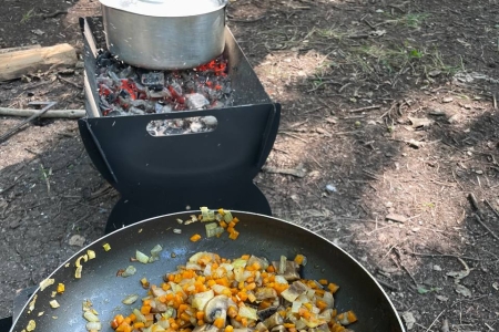 Кемп с палатками