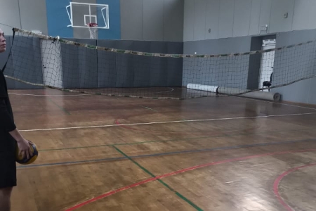 Тренировка на женской сетки с Полухиным Р. А