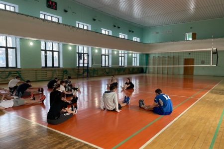 Игра для НАЧАЛЬНОГО + уровня в Физкультурной Академии (ВГАФК) ЗАЛ ВОЛЕЙБОЛА .