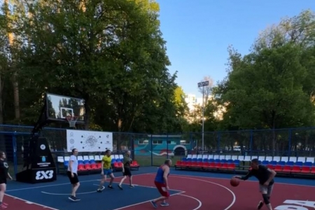 Тренировка техники и броска + игра 3х3