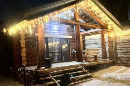 Баня с теплым бассейном😶‍🌫️