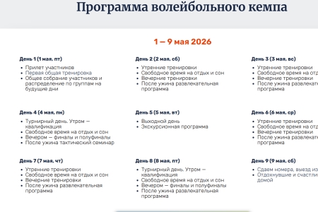 SUNVOLLEY. Кемп в Турции, Инжекум