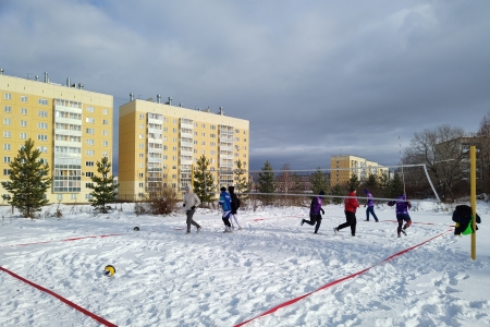 Снежный ВОЛЕЙБОЛ!❄️🏐☃️