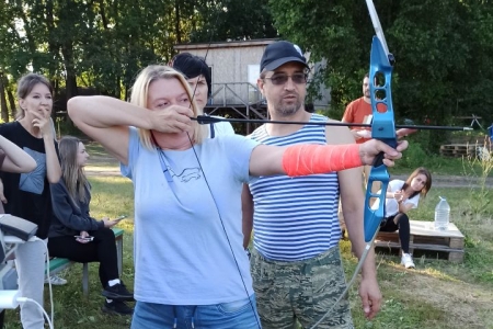 Кемп с палатками