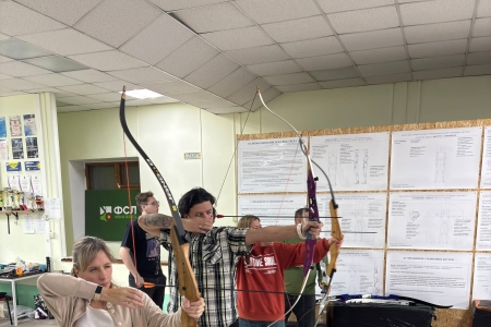 Пробное занятие по стрельбе из лука