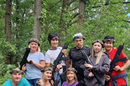 Кемп с палатками
